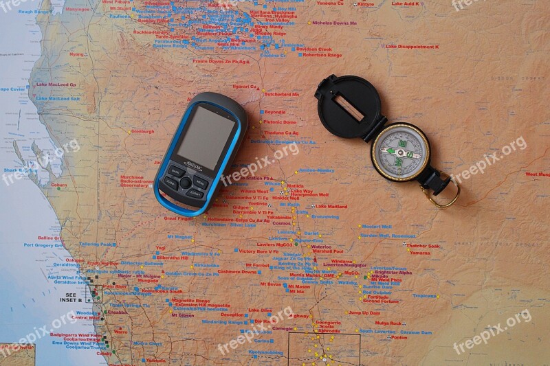 Compass Map Navigation Navigation Device Free Photos