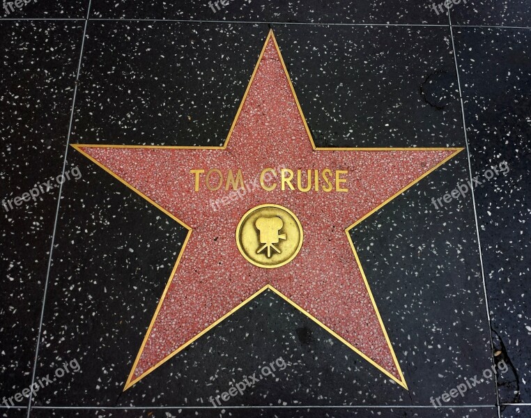 Star Tom Cruise Actor Gold Golden