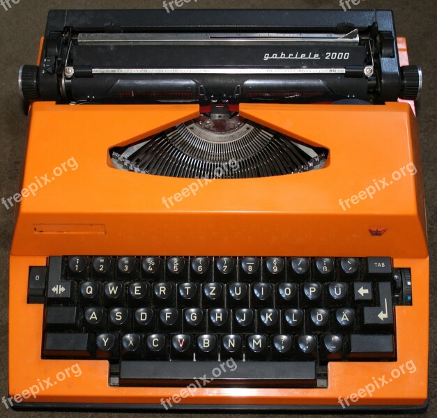 Typewriter Write Old Mechanically Machine