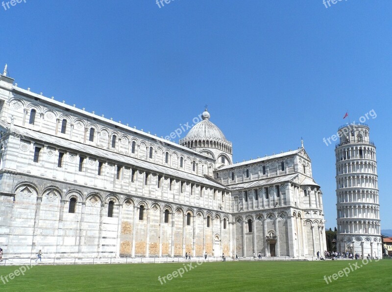 Pisa Italy Cathedral Monument Tourist