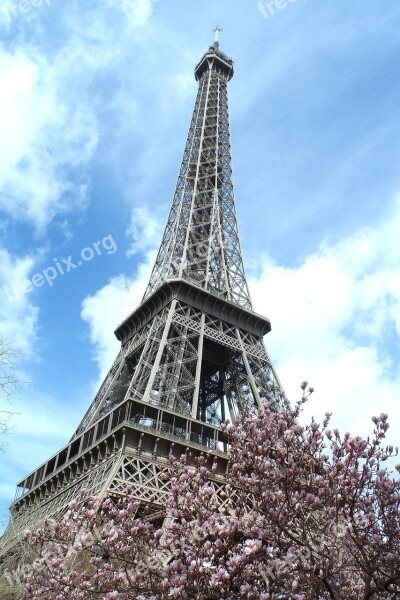 Paris Eiffel France Tower Architecture