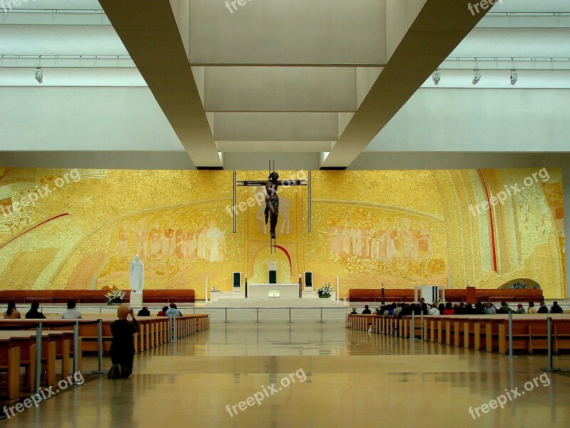 The Altar Church Interior Of The Church Nave Sacred