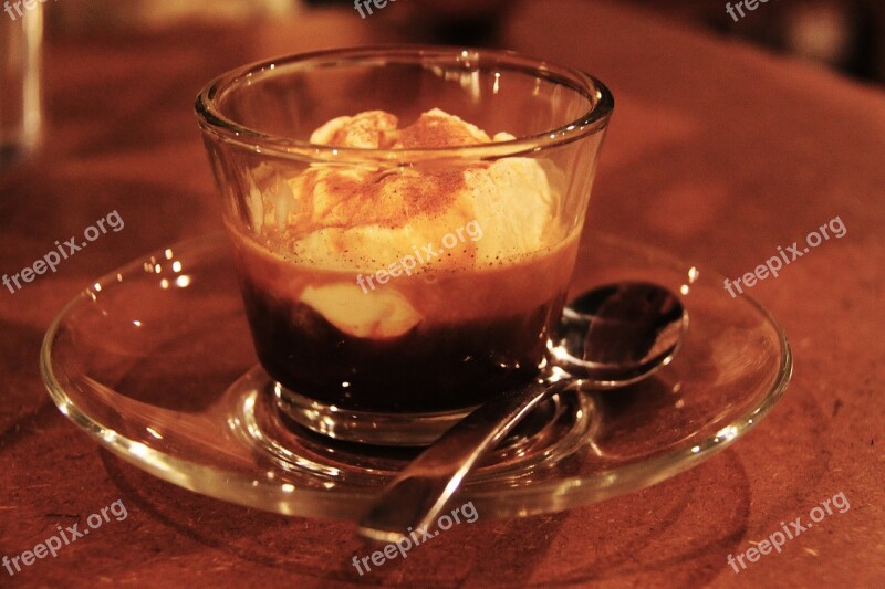 Affogato Ice Cream Coffee Cafe Beverage