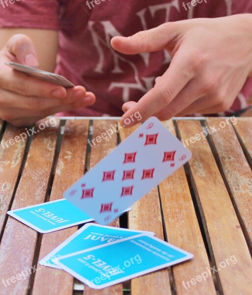 Card Game Handing Out Cards Socializing Skat