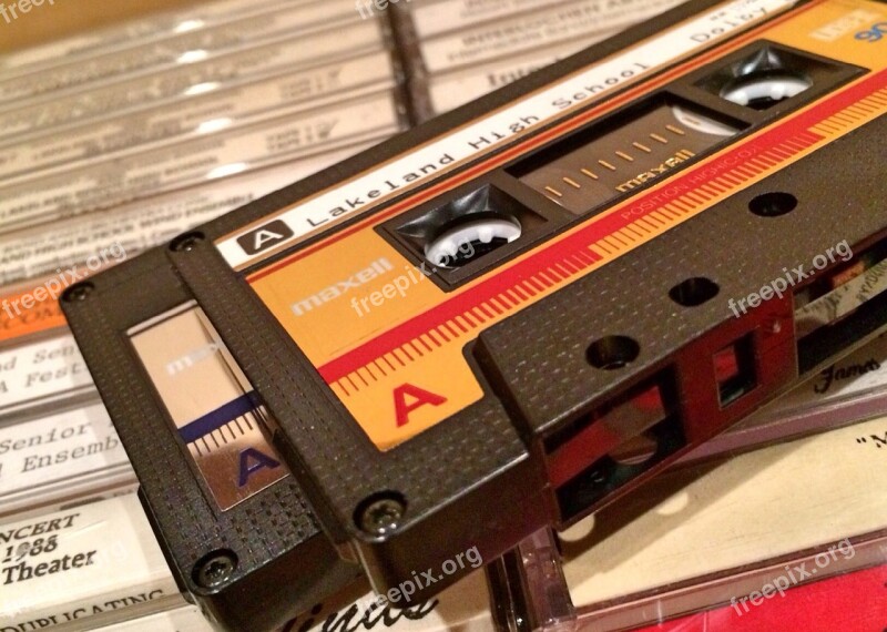 Cassette Tape Music Retro Audio