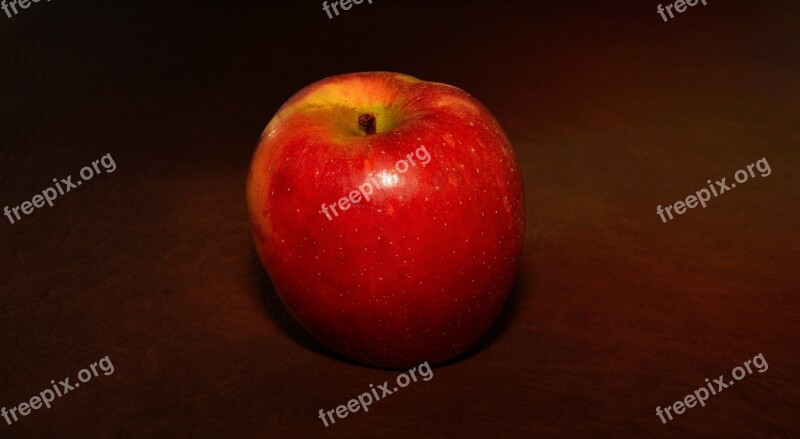 Apple Red Healthy Ripe Abstract