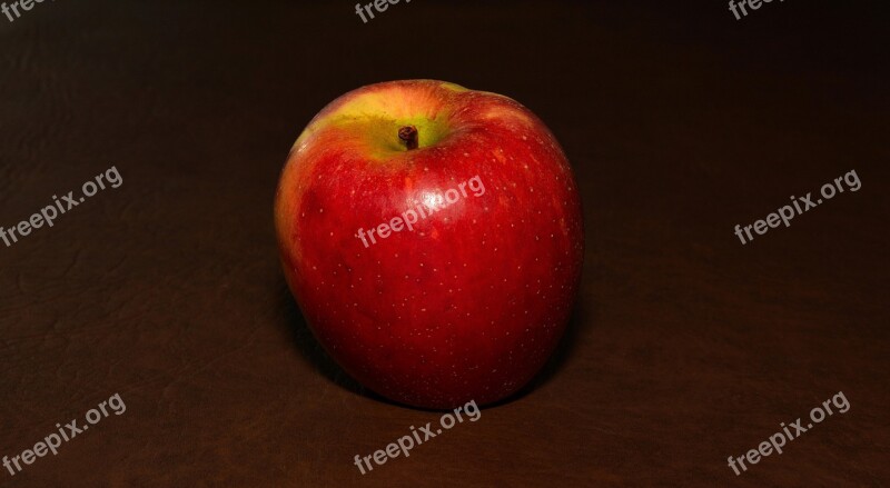 Apple Red Ripe Healthy Darkness