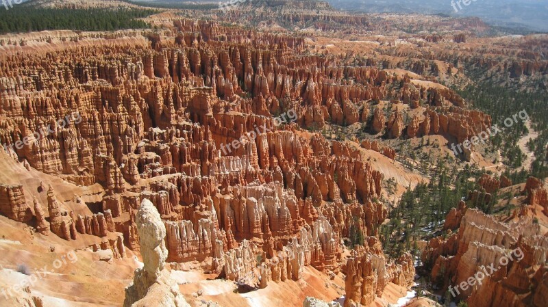 Bryce Canyon Sand Stone Desert National Park Gorge