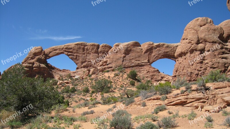 Stone Arch Arch National Park Moab Utah