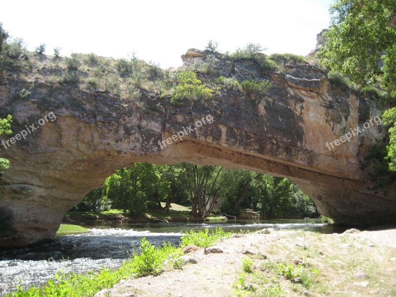 Natural Bridge Wyoming Summer Free Photos