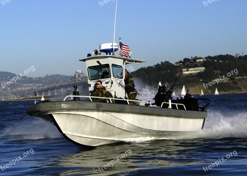 Military Navy Training Boat Fast