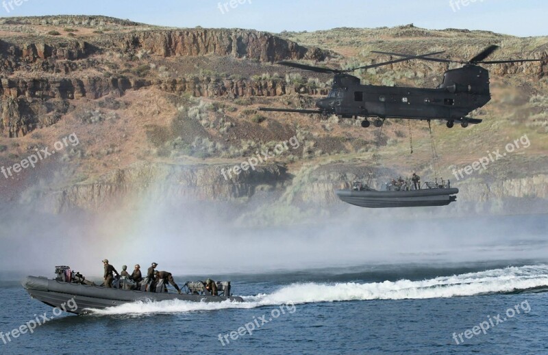 Military Tactical Training Boat River