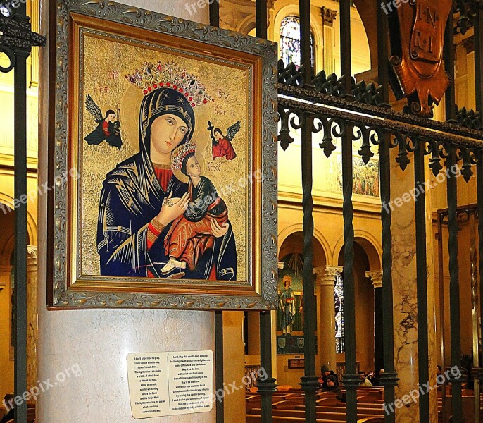 Picture Our Lady Interior Of The Church Church Faith