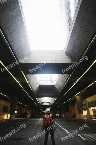 Architecture Concrete Parking Building Floor