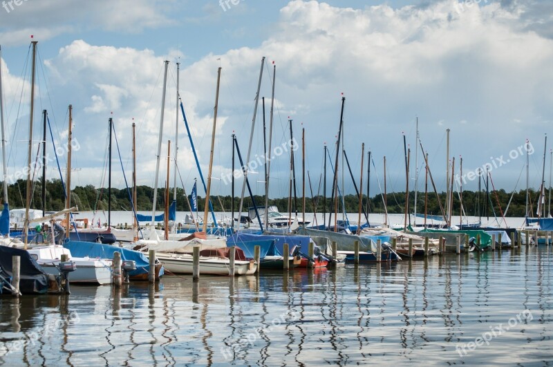 Marina Sailboats Summer Lake Sail