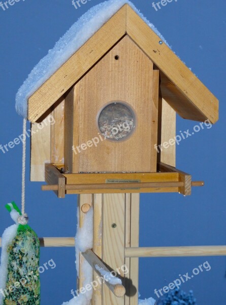 Bird Seed House Bird Seed Bird Food Winter Free Photos