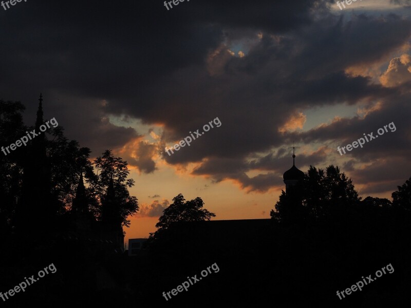 Gloomy Clouds Dark Clouds Gewitterstimmung Cloudiness