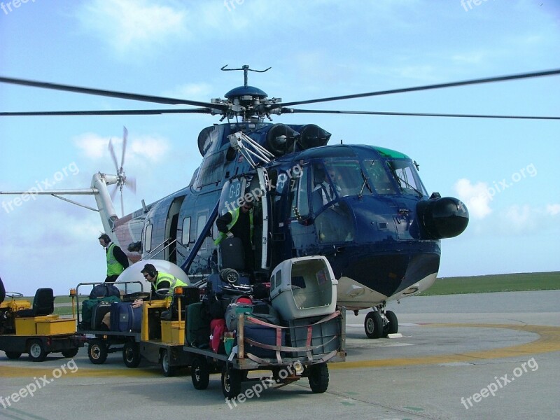 Helicopter Scilly Isles Scilly South West