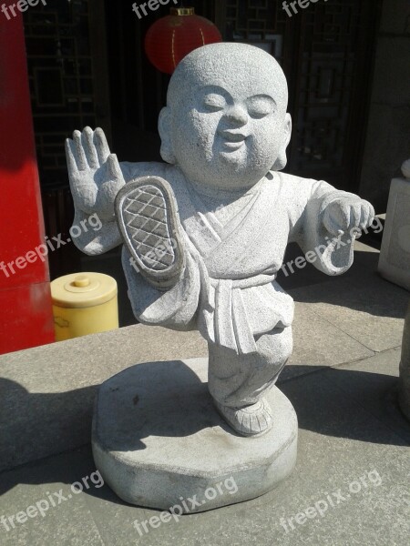 Statue Carved Stone Doll Play Free Photos