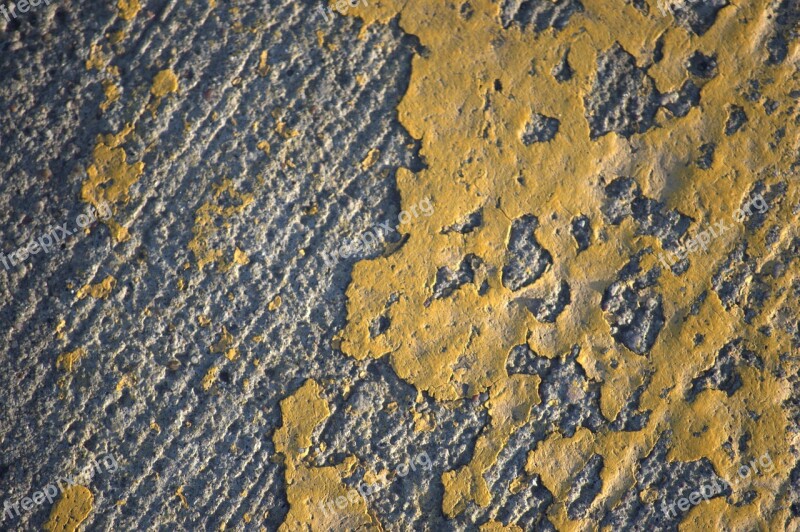 Texture Paint Road Yellow Grey