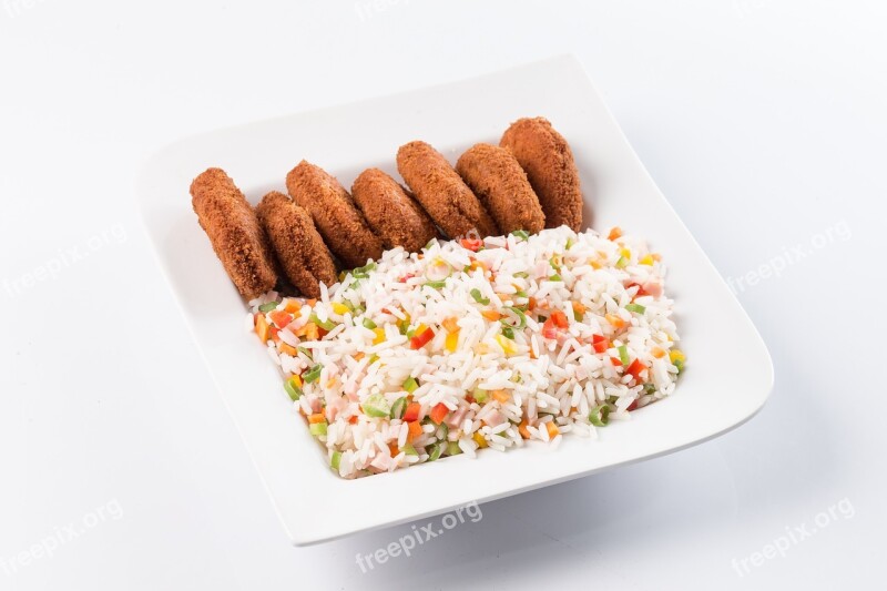 Yakimeshi Nuggets Combined Free Photos