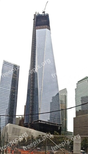 Architecture Building New York City Spire Construction