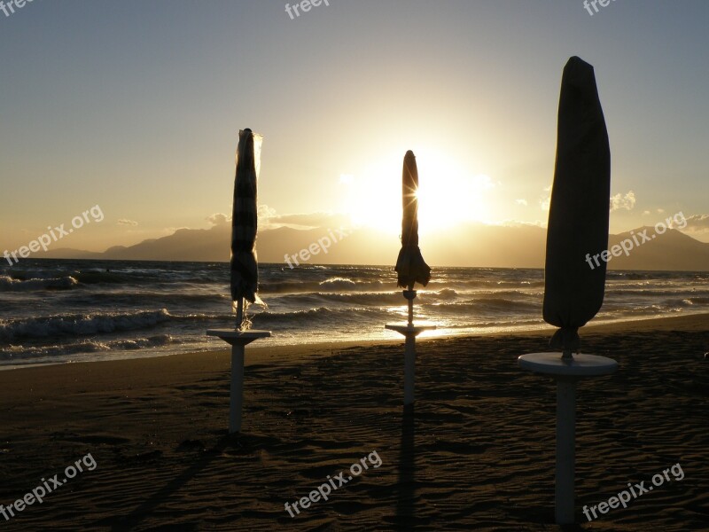 Umbrella Parasol Sea Beach Summer