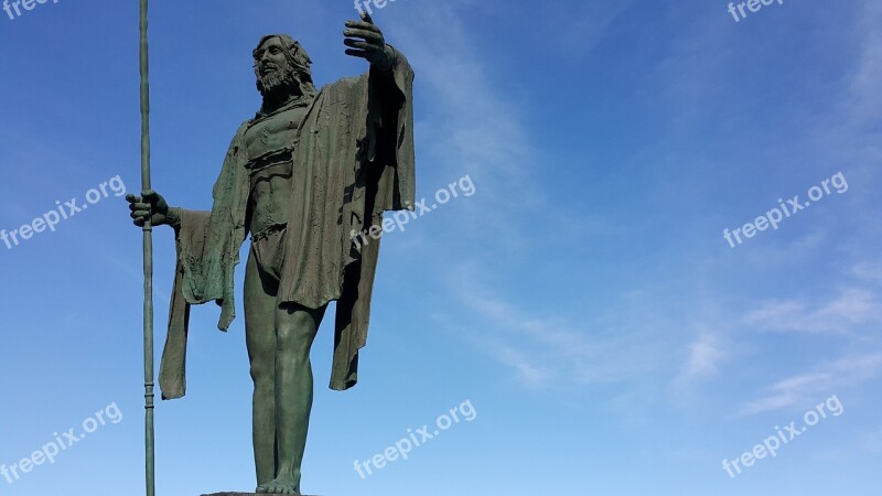 Sculpture Statue Art Guanche Candelaria