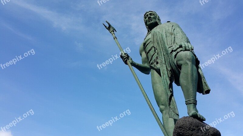 Sculpture Art Statue Guanche Candelaria