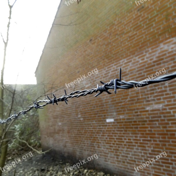 Barbed Wire Barrier Wire Metal Security