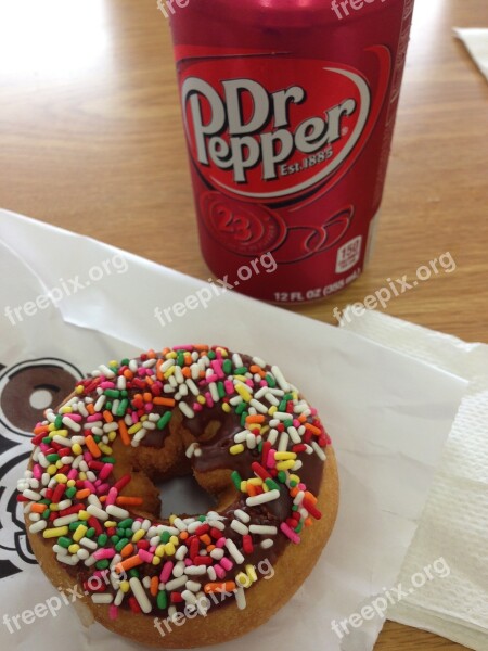 Junk Food Donut Dr Pepper Icing Glazed