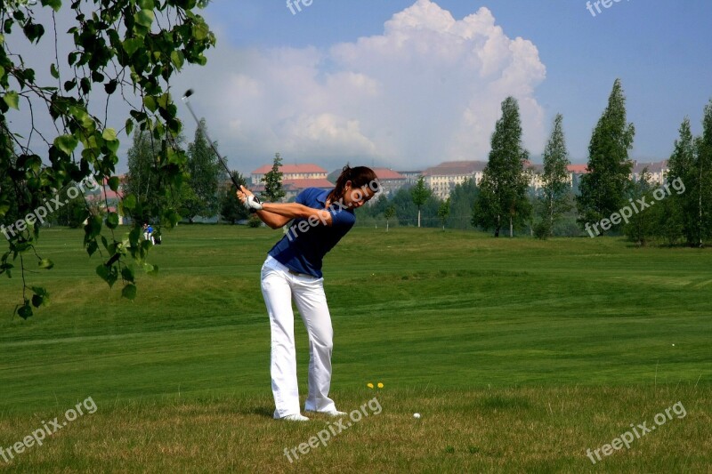 Golf Golfer Ball Sport Game