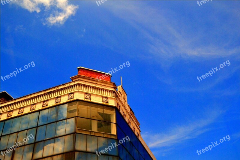 Building Construction Sky Blue Architecture