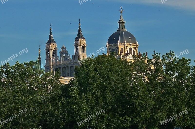 Cathedral Almudena Madrid Free Photos