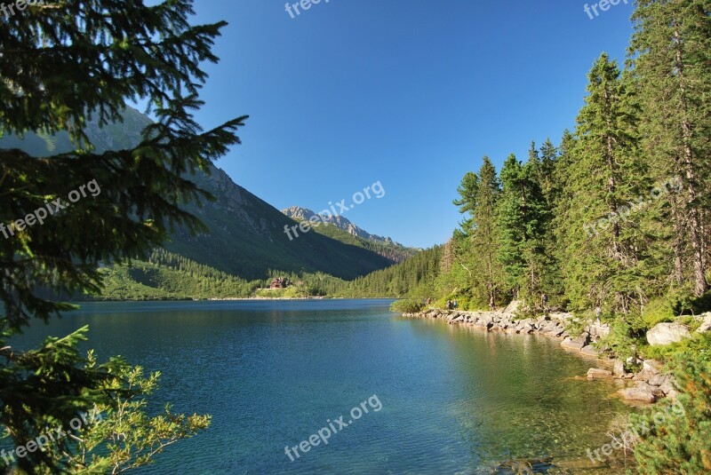 Morskie Oko Tatry Polish Tatras The High Tatras Lake