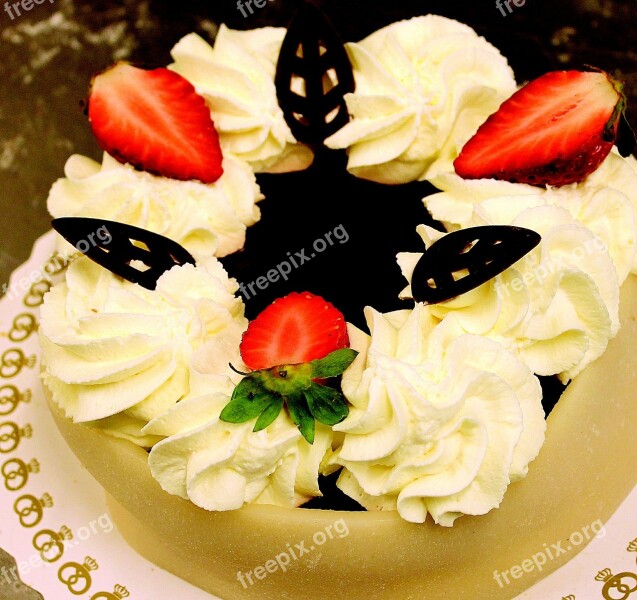 Cake Food Celebration Delights Whipped Cream