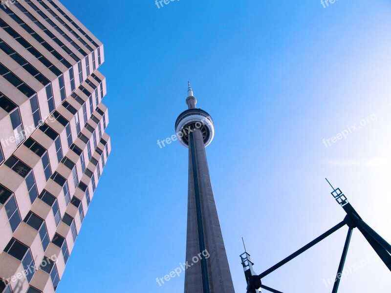 Cn Tower Toronto Ontario Leadership Modern