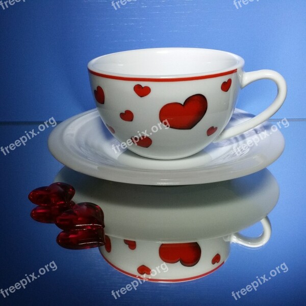 Valentine's Day Cup Heart Coffee Cup Love