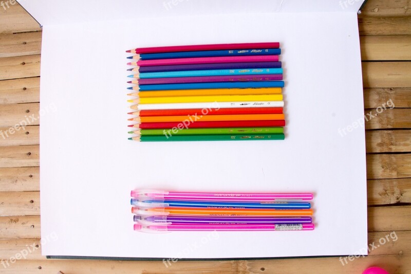 Color Pencil Color Design Creative Decoration