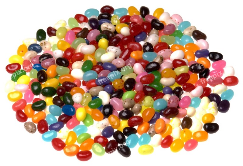 Jelly Beans Candy Sweet Colorful Sugar Tasty