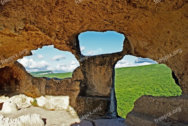 Ukraine Crimean Grotteby Eski-kermen Cavetown