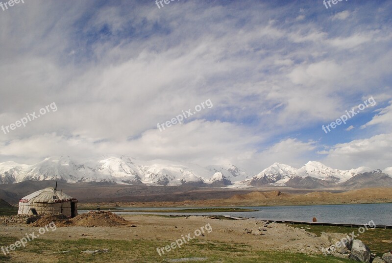 Landscape Yurt Lake Nature Travel