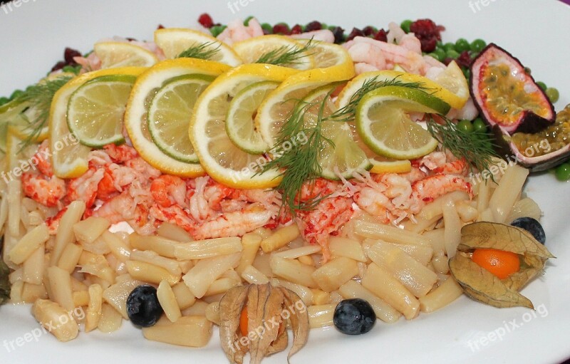 Seafood Salad Salad Fish Refreshments Food