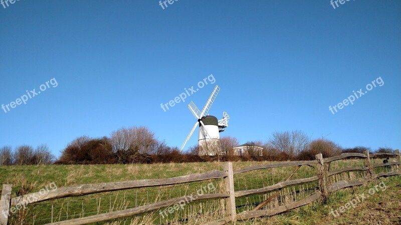 Hove Brighton Wind Mill England Old