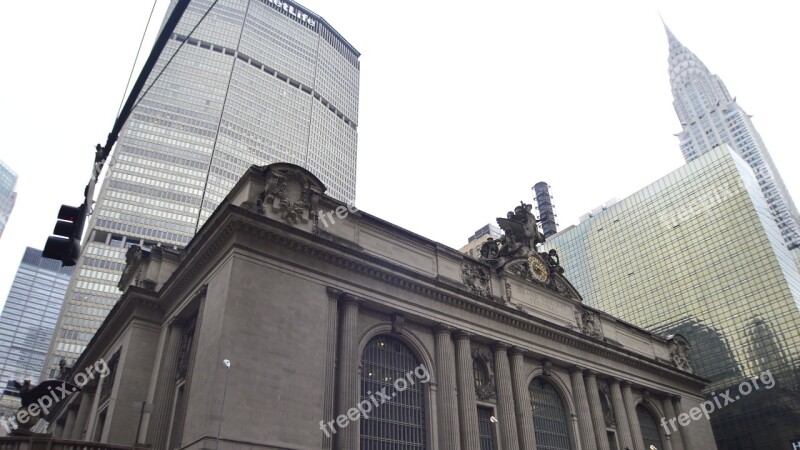 Cityscape Grand Central Landmark Building Tourism