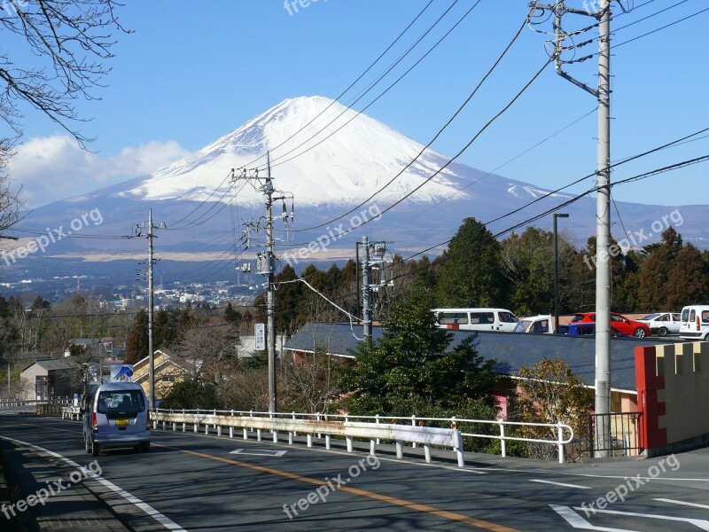 Mountain View Japan The Scenery Free Photos