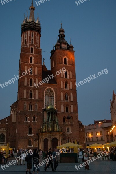 Church The Market The Old Town Monuments Night