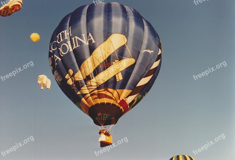 Hot Air Balloon Balloon Colorful Vibrant Albuquerque