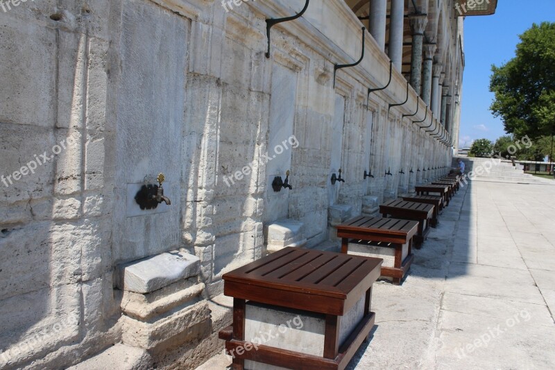 Fountain Cami Architecture Wall Benches