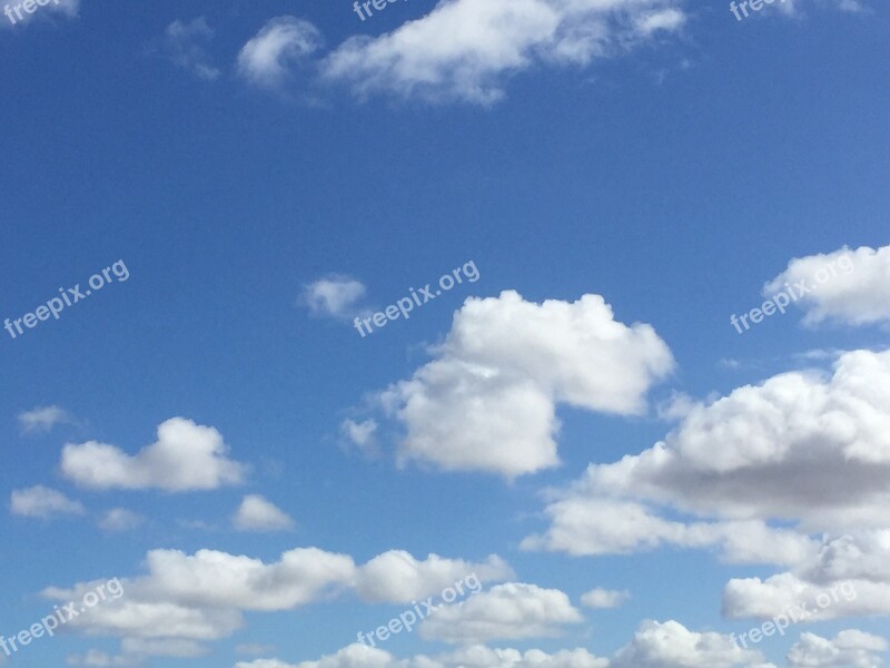 Clouds Sky Fluffy Free Photos